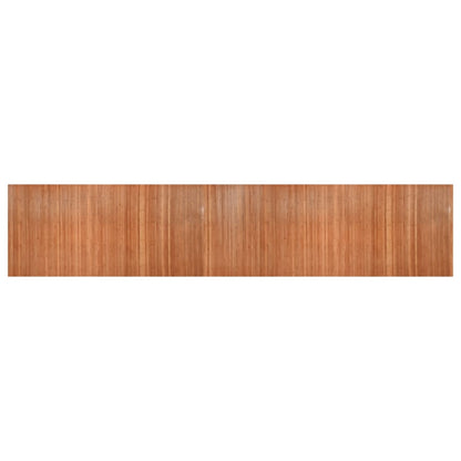 Elegant Brown Bamboo Room Divider 165x800 cm - Stylish Privacy Solution
