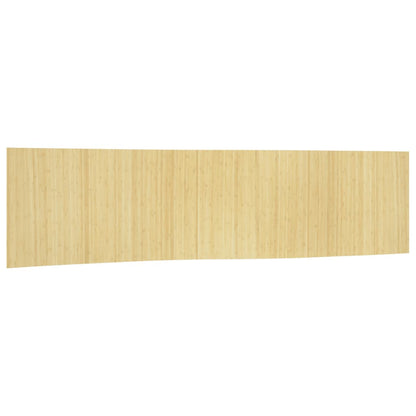 Bamboo Room Divider 165x800cm, Light Natural Finish