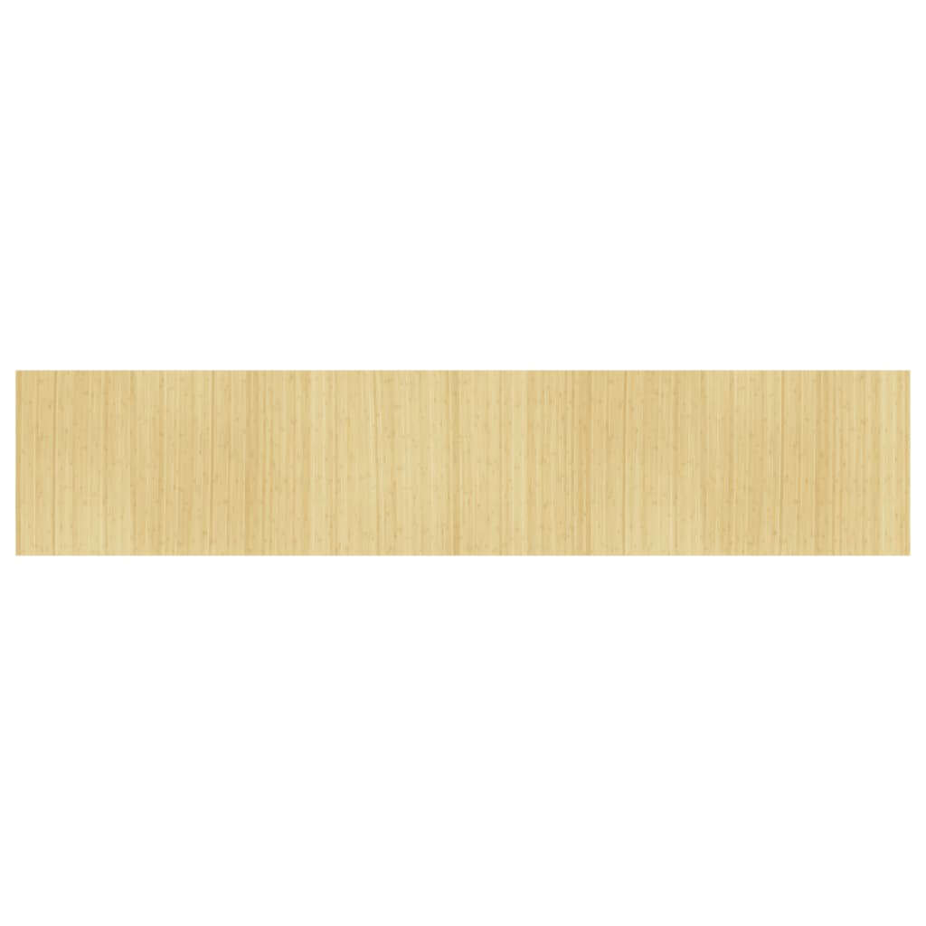 Bamboo Room Divider 165x800cm, Light Natural Finish