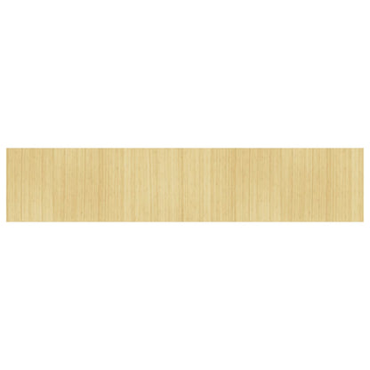 Bamboo Room Divider 165x800cm, Light Natural Finish