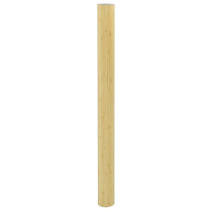Bamboo Room Divider 165x800cm, Light Natural Finish