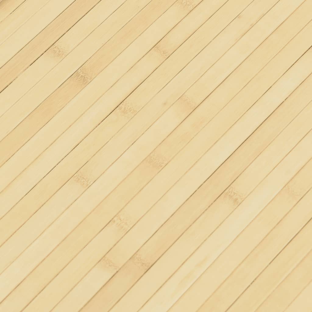 Bamboo Room Divider 165x800cm, Light Natural Finish