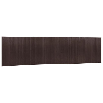 Dark Brown Bamboo Room Divider 165x800 cm - Stylish & Eco-Friendly