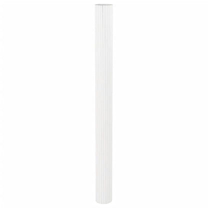 Elegant White Bamboo Room Divider 165x800 cm