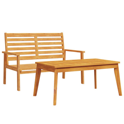 Solid Acacia Wood Garden Set - Durable, Stylish Outdoor Furniture
