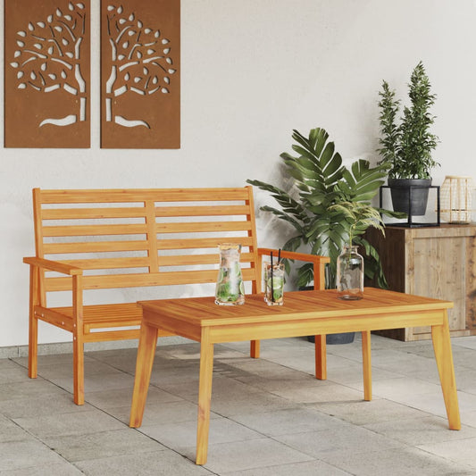 Solid Acacia Wood Garden Set - Durable, Stylish Outdoor Furniture