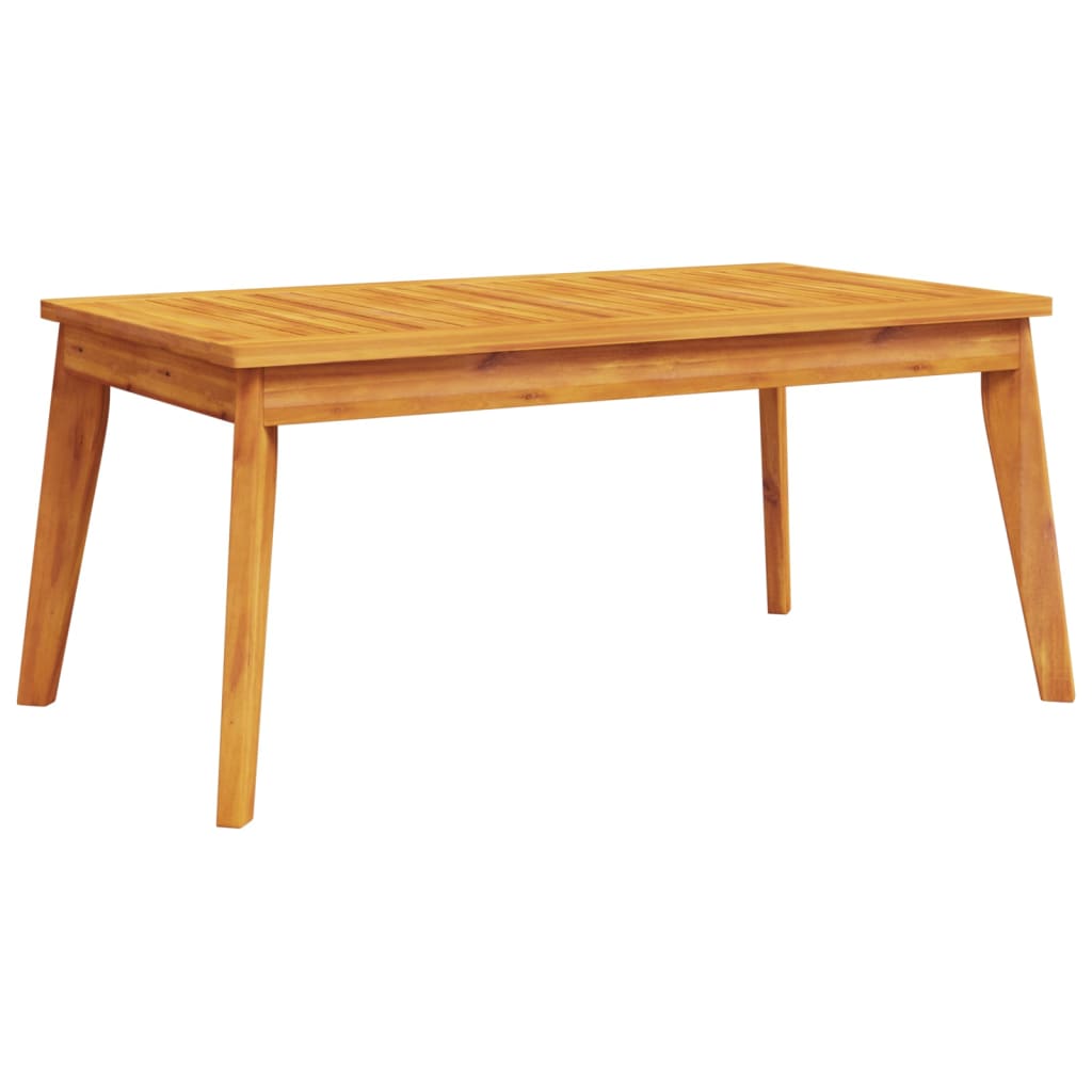 Solid Acacia Wood Garden Dining Table 100x55x45 cm