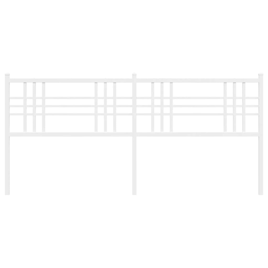Elegant White Metal Headboard - 180cm Durable and Stylish Design