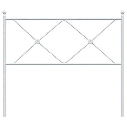 Elegant White Metal Headboard - 100cm for Stylish Bedrooms