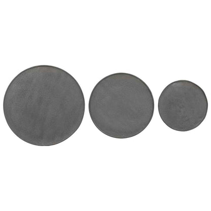 Coffee Table 3 pcs Black Engineered Wood