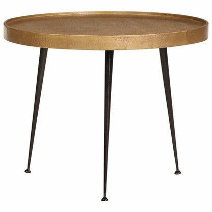 Coffee Table 3 pcs Golden Engineered Wood