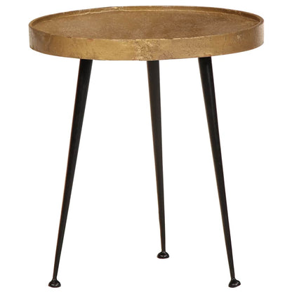 Coffee Table 3 pcs Golden Engineered Wood
