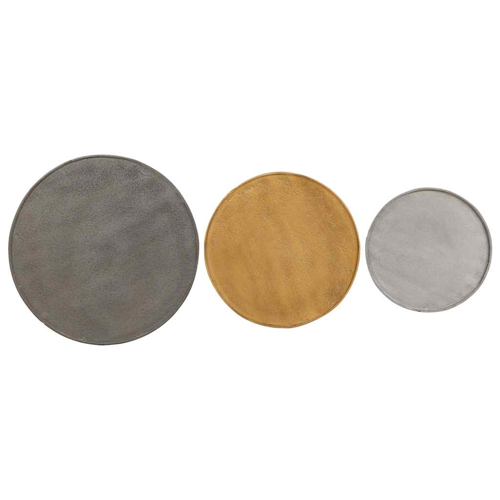 Coffee Table 3 pcs Multicolour Engineered Wood