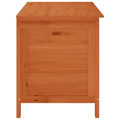 Solid Fir Wood Garden Storage Box 99x49.5x58.5 cm