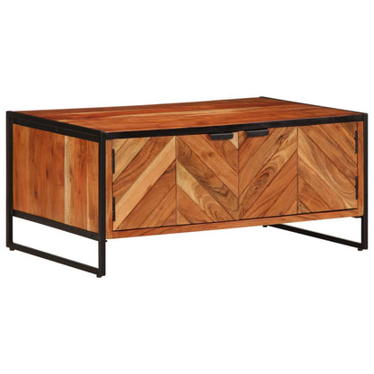 Coffee Table 90x55x40 cm Solid Wood Acacia