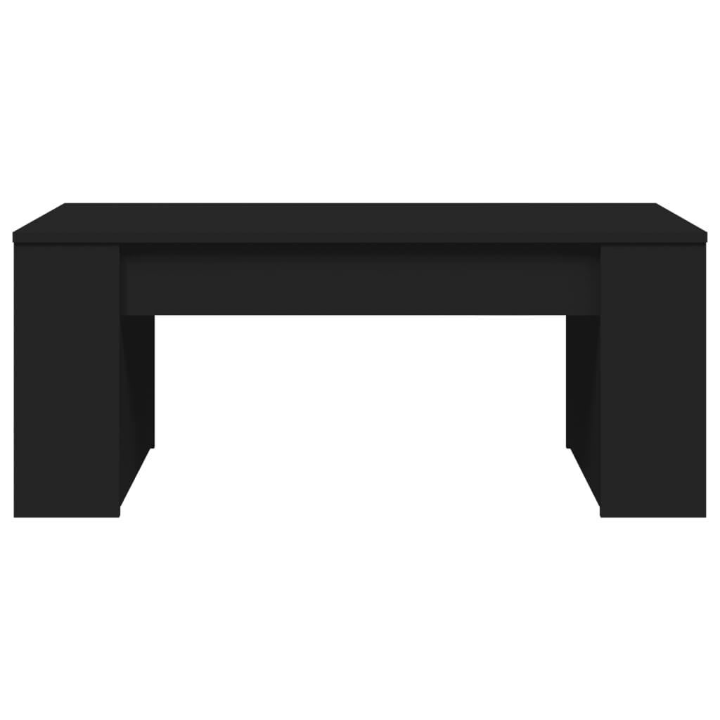 Coffee Table Black 102x55x42 cm Engineered Wood