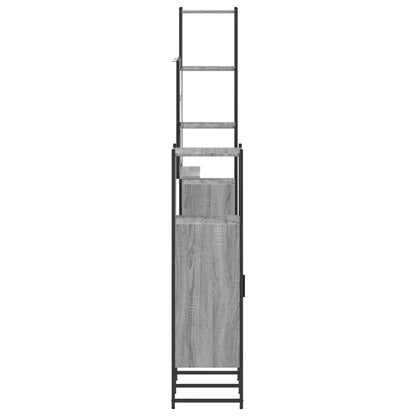 4 Piece Bathroom Cabinet Set Grey Sonoma Engineered Wood
