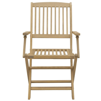 7 Piece Garden Dining Set Solid Wood Acacia