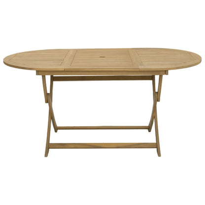 7 Piece Garden Dining Set Solid Wood Acacia