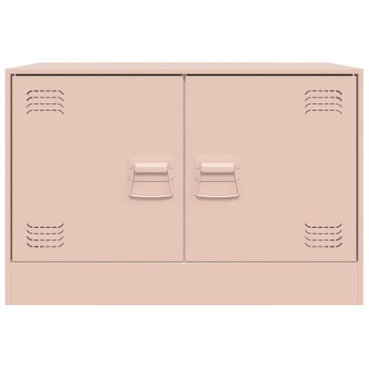 TV Cabinet Pink 67x39x44 cm Steel
