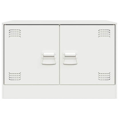 TV Cabinet White 67x39x44 cm Steel
