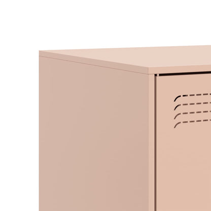 TV Cabinet Pink 99x39x44 cm Steel