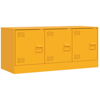 TV Cabinet Mustard Yellow 99x39x44 cm Steel