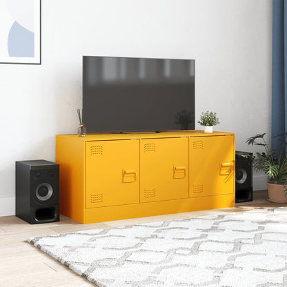 TV Cabinet Mustard Yellow 99x39x44 cm Steel