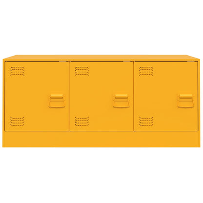 TV Cabinet Mustard Yellow 99x39x44 cm Steel