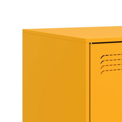 TV Cabinet Mustard Yellow 99x39x44 cm Steel