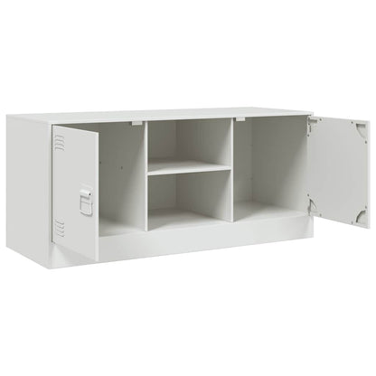 TV Cabinet White 99x39x44 cm Steel
