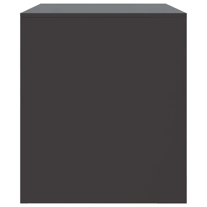 TV Cabinet Black 67x39x44 cm Steel