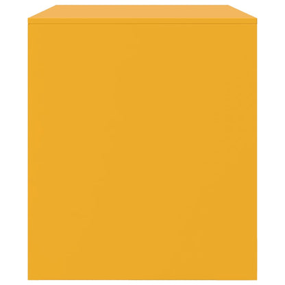 TV Cabinet Mustard Yellow 67x39x44 cm Steel