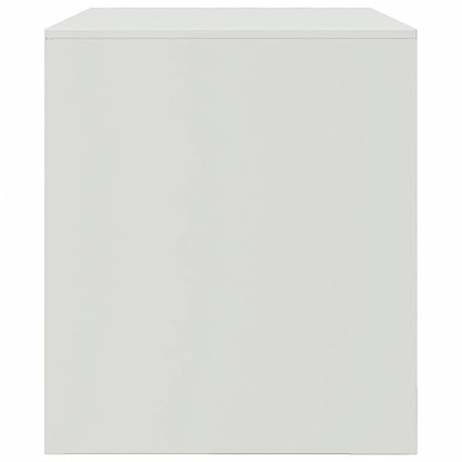 TV Cabinets 2 pcs White 67x39x44 cm Steel