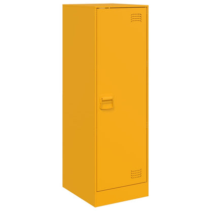 Mustard Yellow Steel Sideboard 34.5x39x107 cm | Stylish Storage Solution