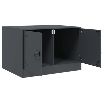 Coffee Table Anthracite 67x50x44 cm Steel