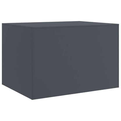 Coffee Table Anthracite 67x50x44 cm Steel