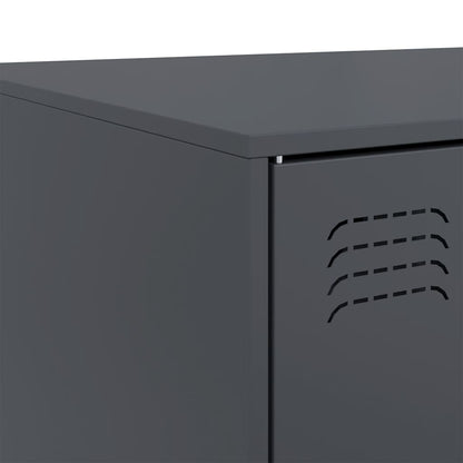 Coffee Table Anthracite 67x50x44 cm Steel