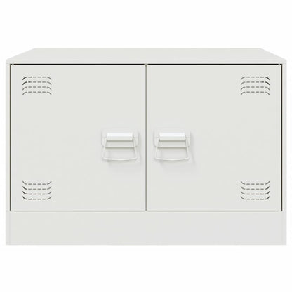 Coffee Table White 67x50x44 cm Steel