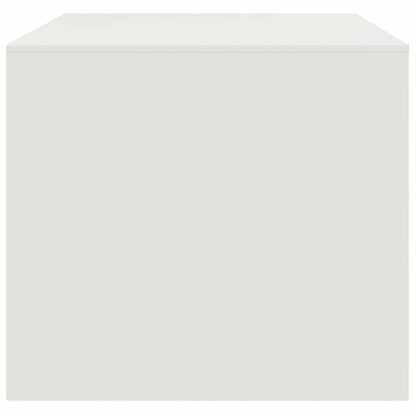 Coffee Table White 67x50x44 cm Steel