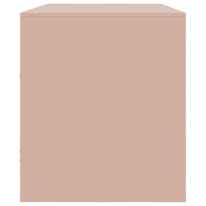 TV Cabinet Pink 99x39x44 cm Steel