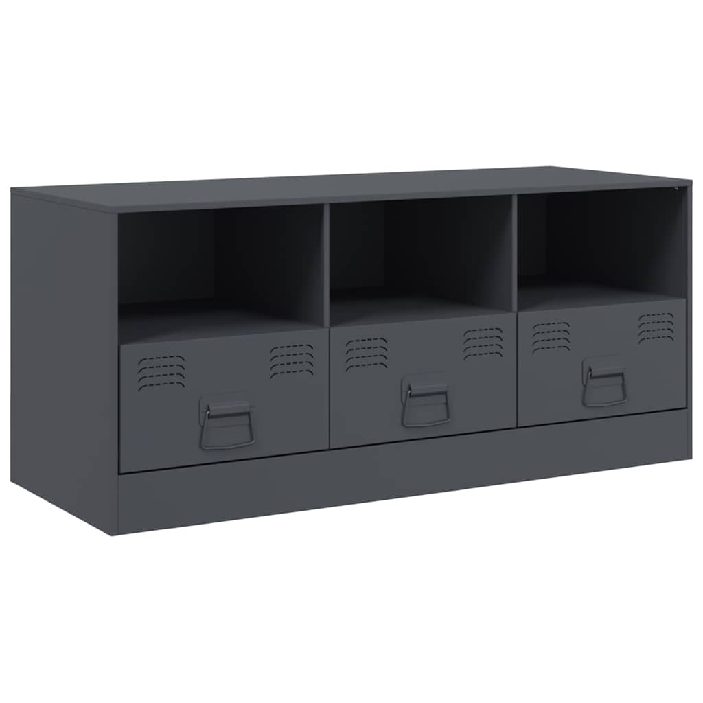 TV Cabinet Anthracite 99x39x44 cm Steel