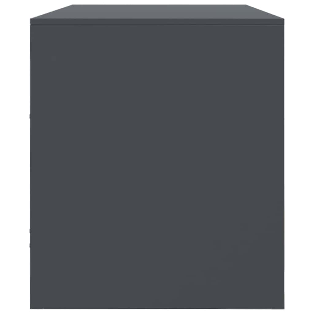 TV Cabinet Anthracite 99x39x44 cm Steel