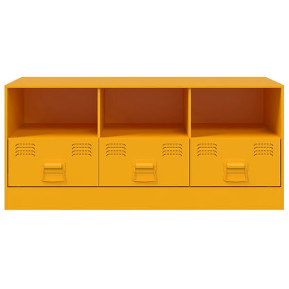 TV Cabinet Mustard Yellow 99x39x44 cm Steel