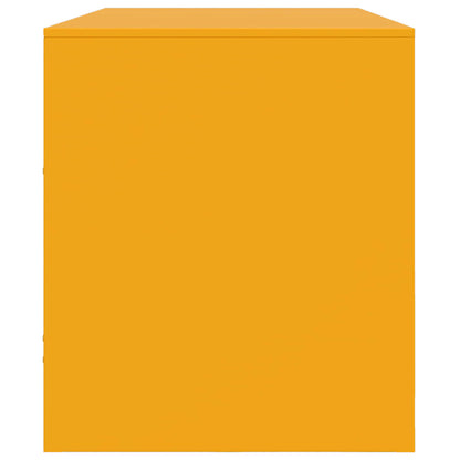 TV Cabinet Mustard Yellow 99x39x44 cm Steel