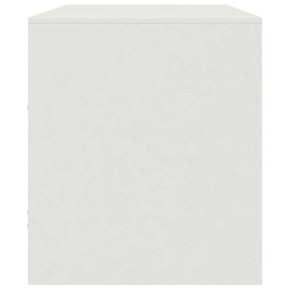 TV Cabinet White 99x39x44 cm Steel