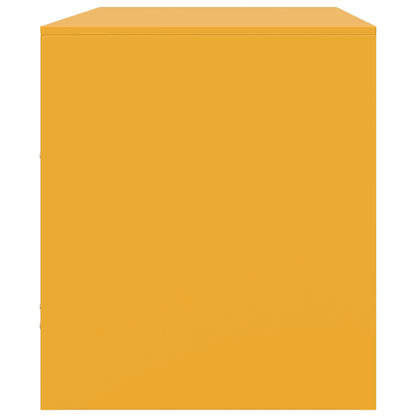 TV Cabinet Mustard Yellow 67x39x44 cm Steel
