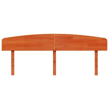 Solid Wood Pine Headboard, Wax Brown, 200 cm - Stylish & Durable