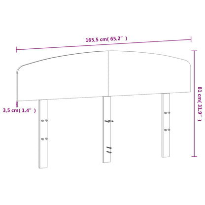 Solid Wood Pine Headboard, 160 cm – Durable, Stylish Design