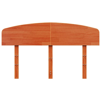 Solid Pine Headboard, Wax Brown Finish, 135 cm